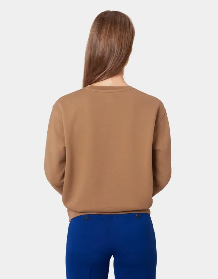 Women Crewneck Sweatshirts Colorful Standard Women Classic Organic Crew Petrol Blue