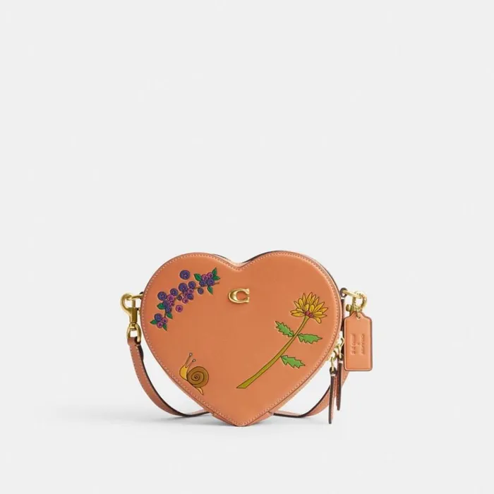 Women Crossbody Bags Coach Coach X Observed By Us Heart Crossbody Brassfaded Orange Multi Women Crossbody Bags Coach Coach X Observed By Us Heart Crossbody Brassfaded Orange Multi