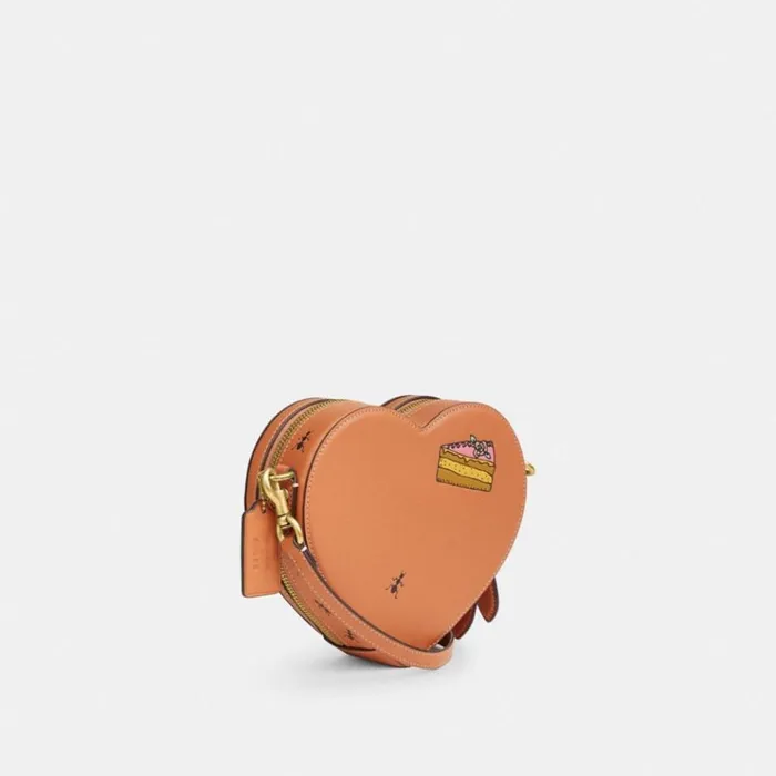 Women Crossbody Bags Coach Coach X Observed By Us Heart Crossbody Brassfaded Orange Multi Women Crossbody Bags Coach Coach X Observed By Us Heart Crossbody Brassfaded Orange Multi