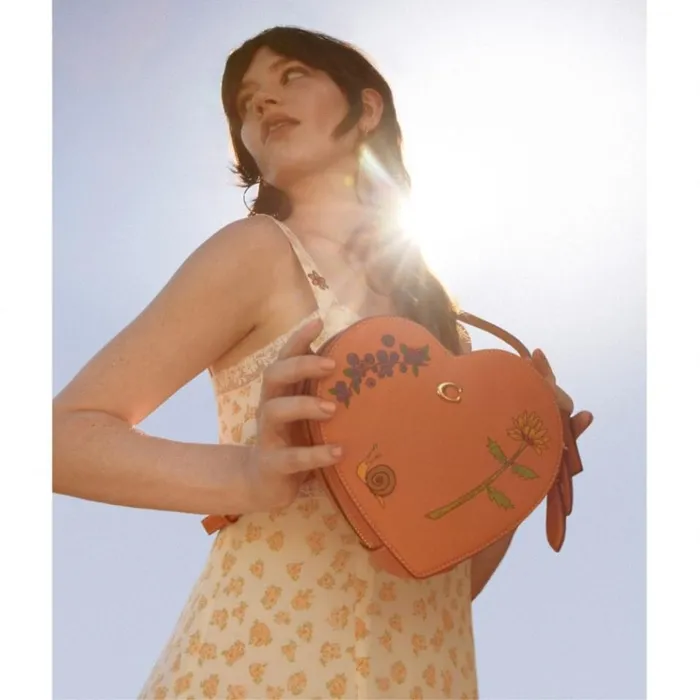 Women Crossbody Bags Coach Coach X Observed By Us Heart Crossbody Brassfaded Orange Multi Women Crossbody Bags Coach Coach X Observed By Us Heart Crossbody Brassfaded Orange Multi