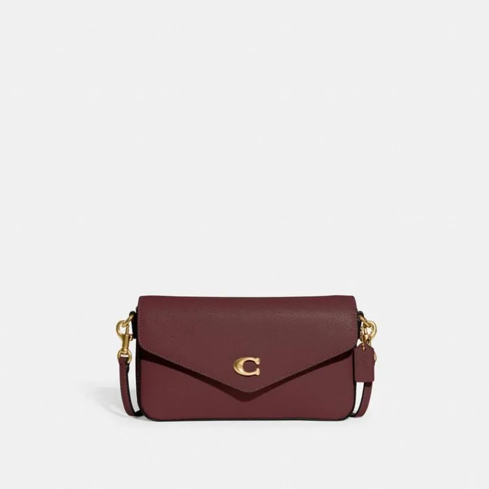 Women Crossbody Bags Coach Wyn Crossbody Brasswine