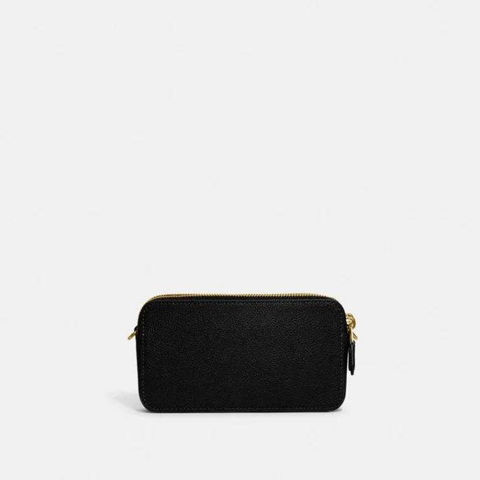 Women Crossbody Wallets Coach Kira Crossbody Brassblack