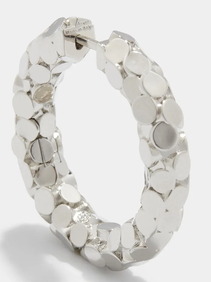 Women Cruz PalladiumPlated Hoop Earrings Aeyde Earrings