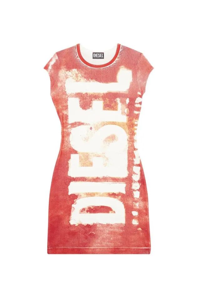 Women DAngielRib Red Diesel Dresses And Jumpsuits Women DAngielRib Red Diesel Dresses And Jumpsuits