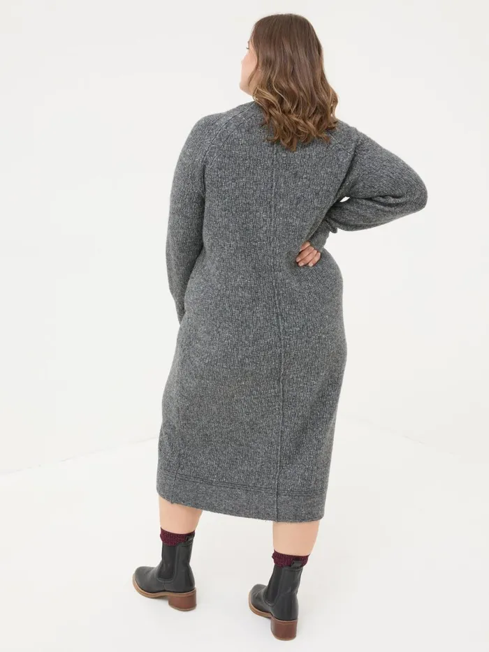 Women Dresses Fat Face Charcoal Grey Maddy Knit Dress Women Dresses Fat Face Charcoal Grey Maddy Knit Dress