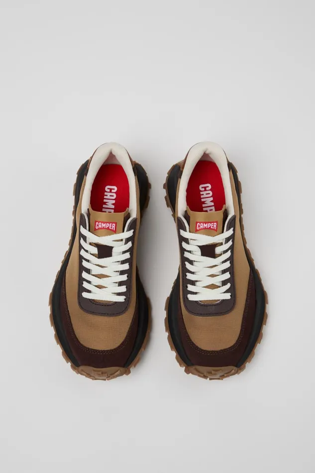 Women Drift Trail VIBRAM Brown Textile And Nubuck Sneakers Camper Sneakers Women Drift Trail VIBRAM Brown Textile And Nubuck Sneakers Camper Sneakers