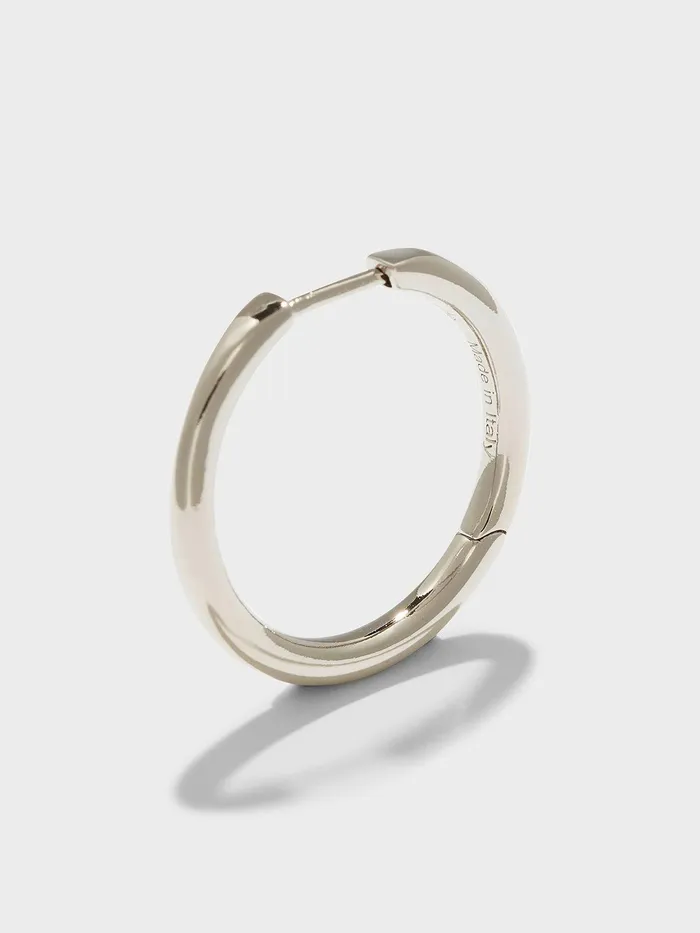 Women Elona Large PalladiumPlated Hoop Earrings Aeyde Earrings
