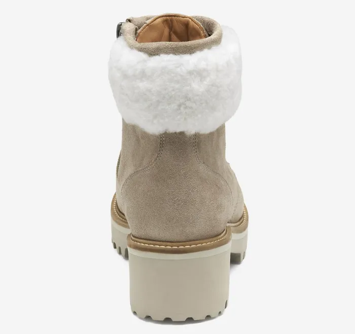 Women Emmalynn Quilted Hiker Boot Taupe Suedeshearling JohnstonandMurphy Boots and Booties Women Emmalynn Quilted Hiker Boot Taupe Suedeshearling JohnstonandMurphy Boots and Booties