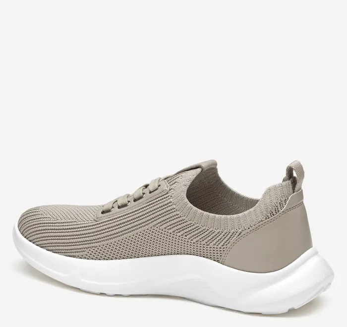 Women Escape Knit LaceUp Taupe Knit JohnstonandMurphy Sneakers Women Escape Knit LaceUp Taupe Knit JohnstonandMurphy Sneakers