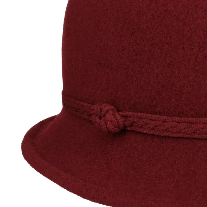 Women Felt Hats Mayser Susanne Walkhut With Ear Flaps Burgundy Women Felt Hats Mayser Susanne Walkhut With Ear Flaps Burgundy