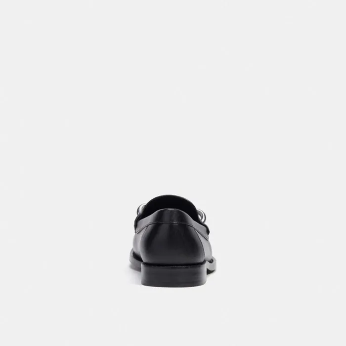 Women Flats and Loafers Coach Jess Loafer Blacksilver
