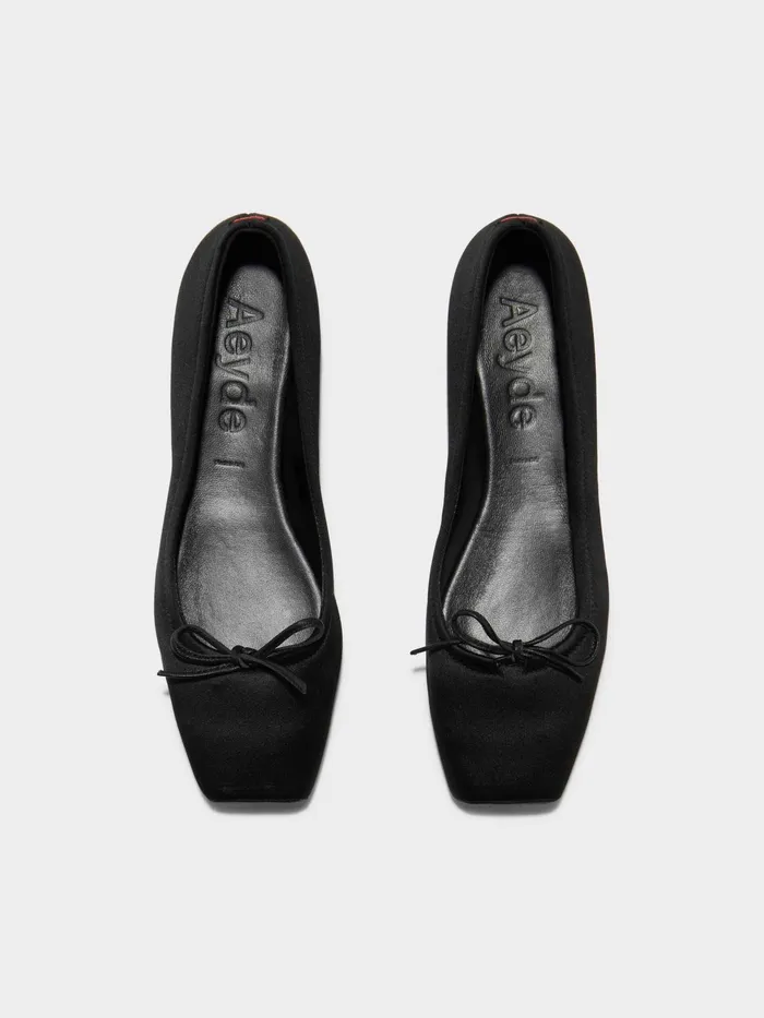 Women Gabriella Satin Ballet Flats Aeyde Flats