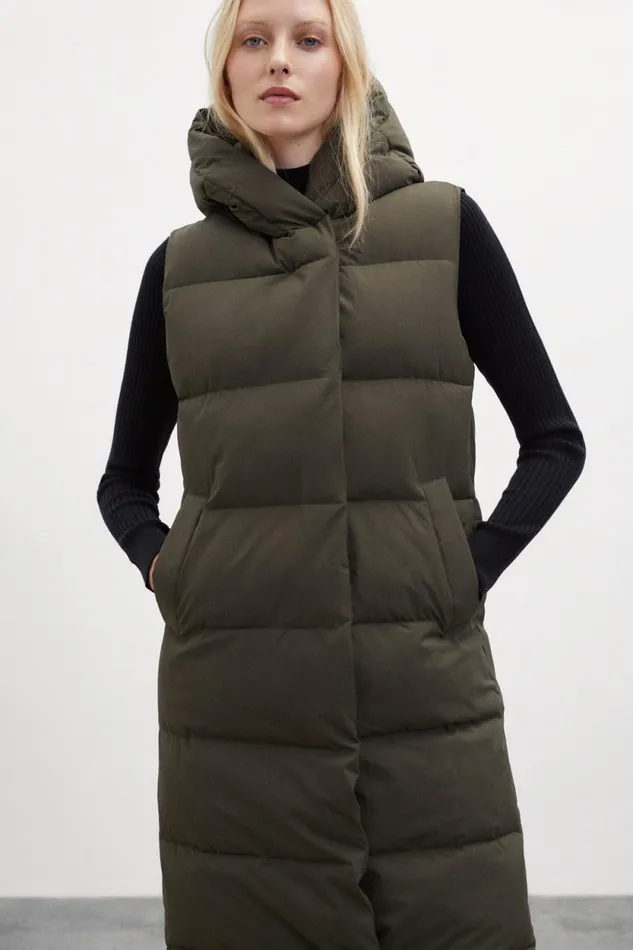 Women Green Page Vest Ecoalf Vests