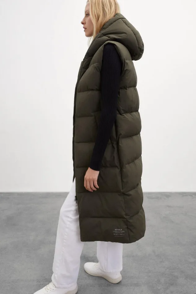 Women Green Page Vest Ecoalf Vests