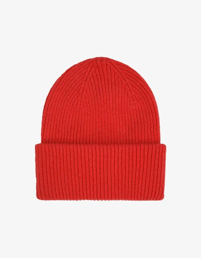 Women Hats Colorful Standard Merino Wool Hat Scarlet Red