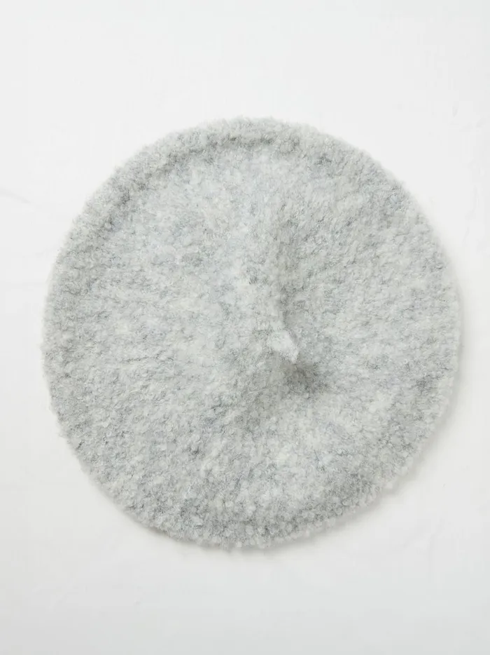 Women Hats Fat Face Beret Grey Hat
