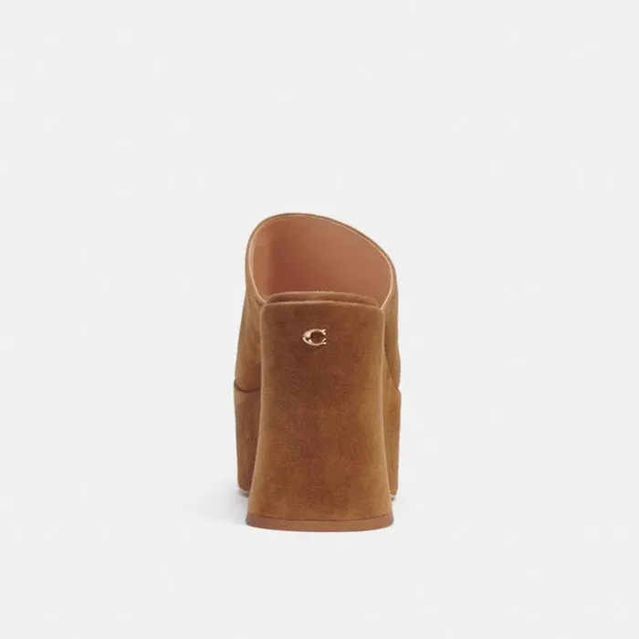 Women Heels Coach Bobi Platform Sandal Coconut