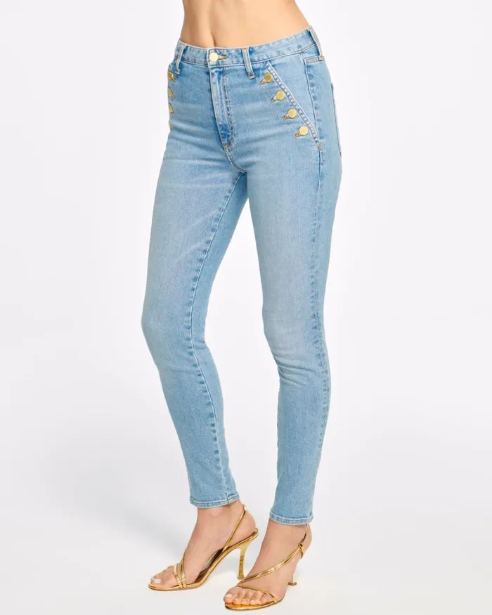 Women Helena HighRise Skinny Jean Light Wash Ramy Brook Denim