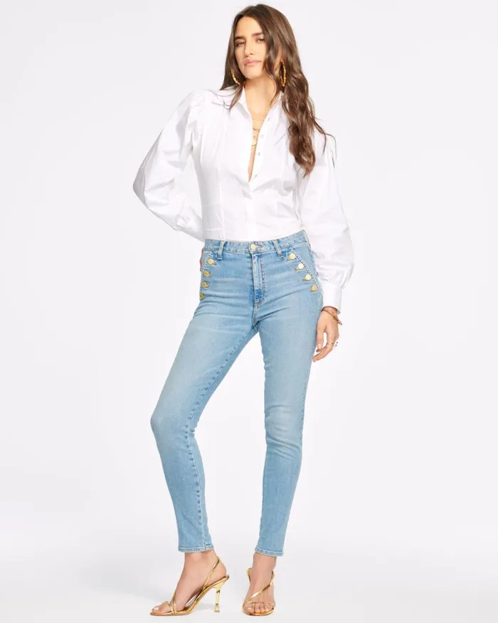 Women Helena HighRise Skinny Jean Light Wash Ramy Brook Denim Women Helena HighRise Skinny Jean Light Wash Ramy Brook Denim