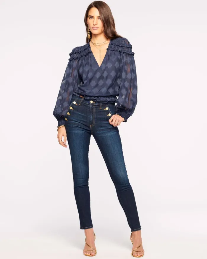 Women Helena HighRise Skinny Jean Light Wash Ramy Brook Denim Women Helena HighRise Skinny Jean Light Wash Ramy Brook Denim