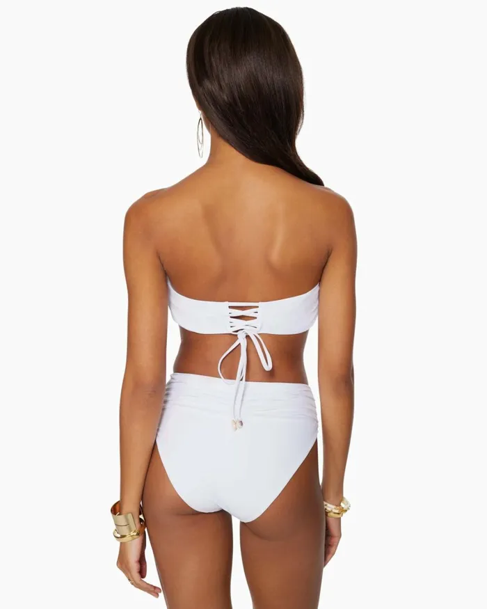 Women Ivo Ruched Bikini Bottom Black Ramy Brook Swimwear Women Ivo Ruched Bikini Bottom Black Ramy Brook Swimwear