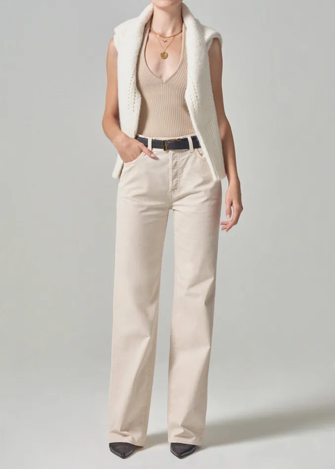 Women Jeans Citizens Of Humanity Annina High Rise Wide Leg 30034 In Almondette Women Jeans Citizens Of Humanity Annina High Rise Wide Leg 30034 In Almondette