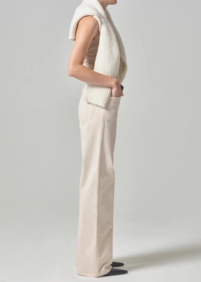 Women Jeans Citizens Of Humanity Annina High Rise Wide Leg 30034 In Almondette
