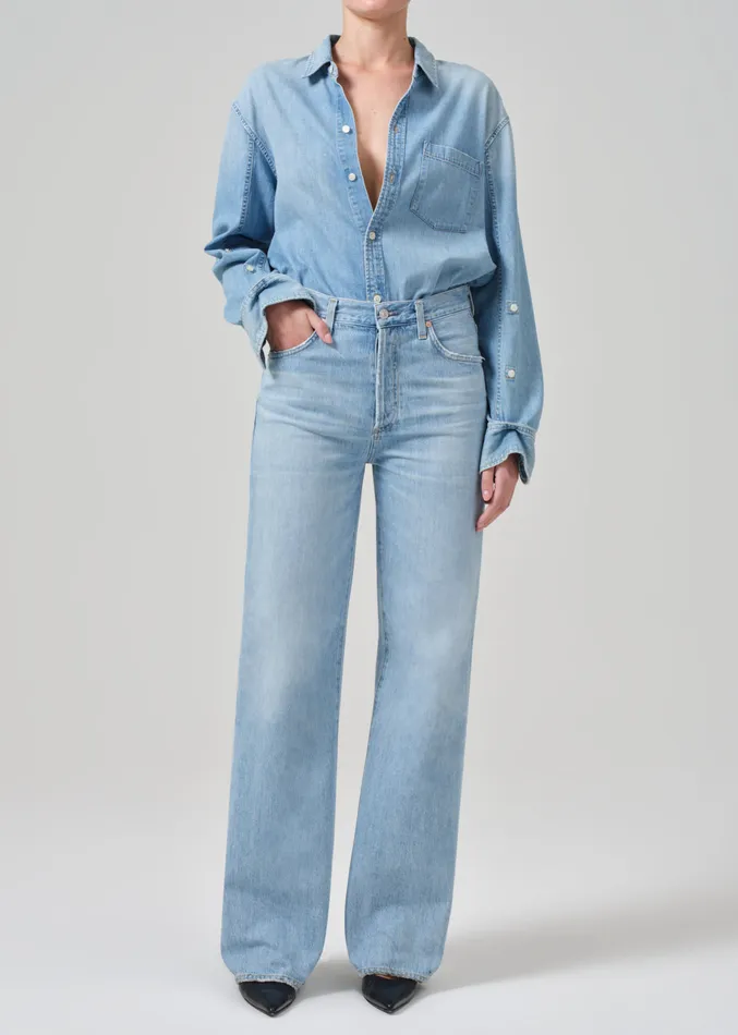 Women Jeans Citizens Of Humanity Annina High Rise Wide Leg 33034 In Tularosa