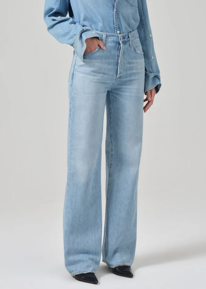 Women Jeans Citizens Of Humanity Annina High Rise Wide Leg 33034 In Tularosa