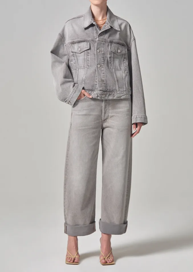 Women Jeans Citizens Of Humanity Ayla Baggy In Quartz Grey