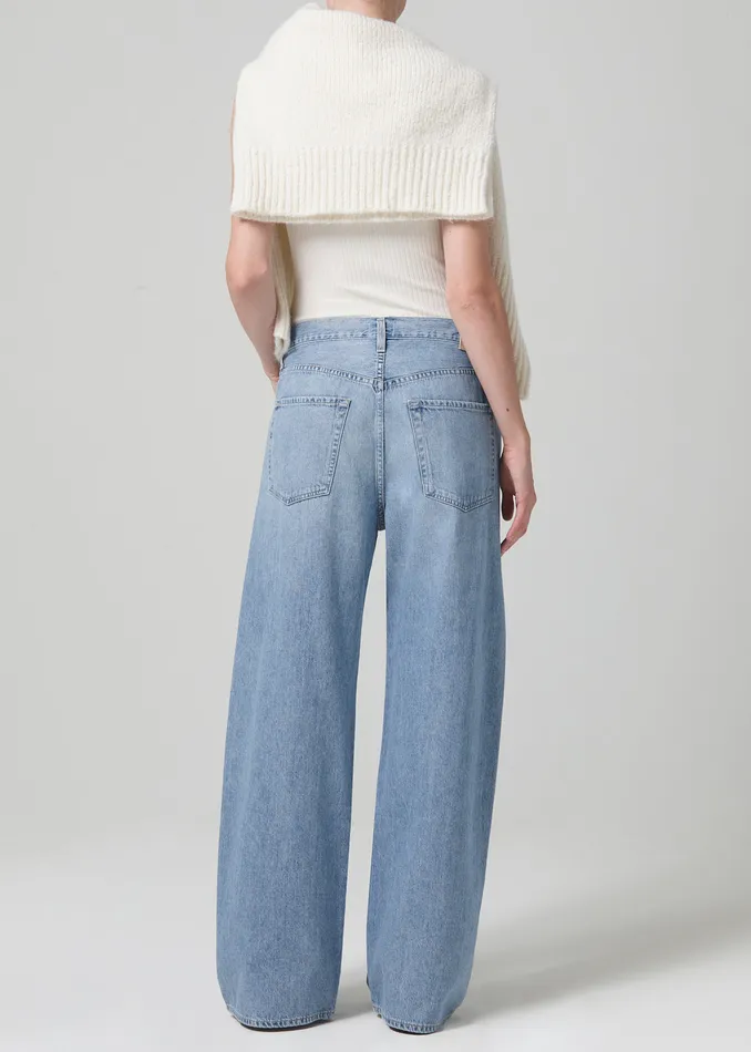 Women Jeans Citizens Of Humanity Brynn Drawstring Trouser In Blue Lace