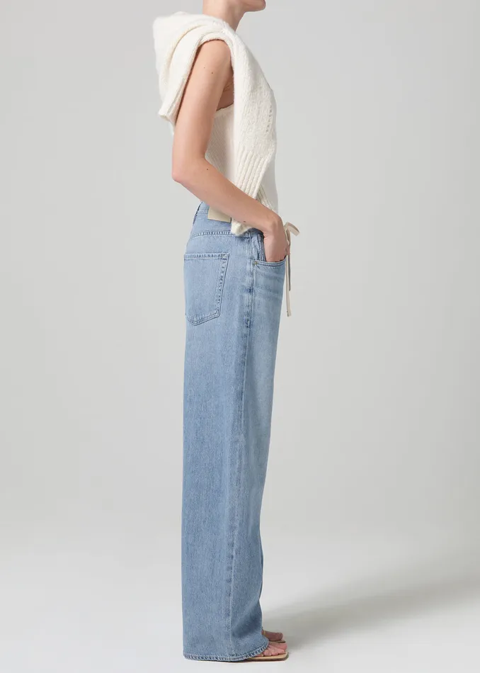 Women Jeans Citizens Of Humanity Brynn Drawstring Trouser In Blue Lace