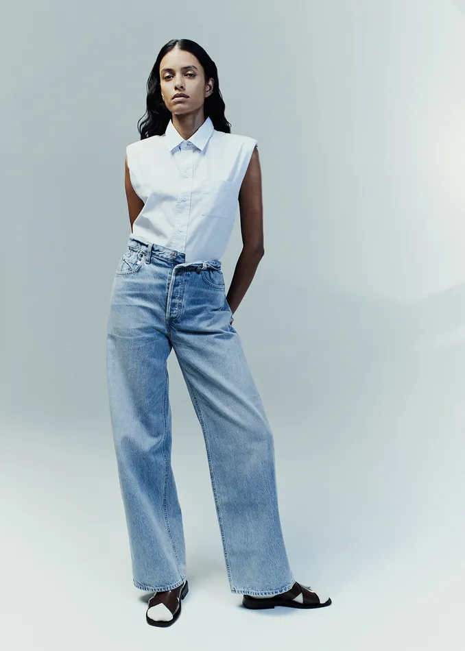 Women Jeans Citizens Of Humanity Gwendoline Scrunch Jean In Dakota