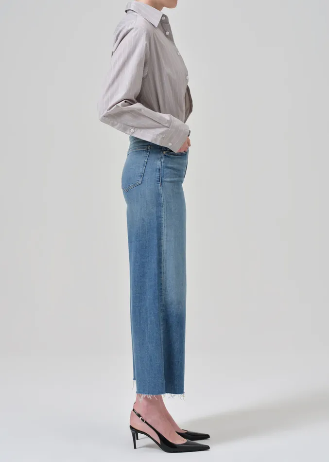 Women Jeans Citizens Of Humanity Lyra Wide Leg Crop In Abliss