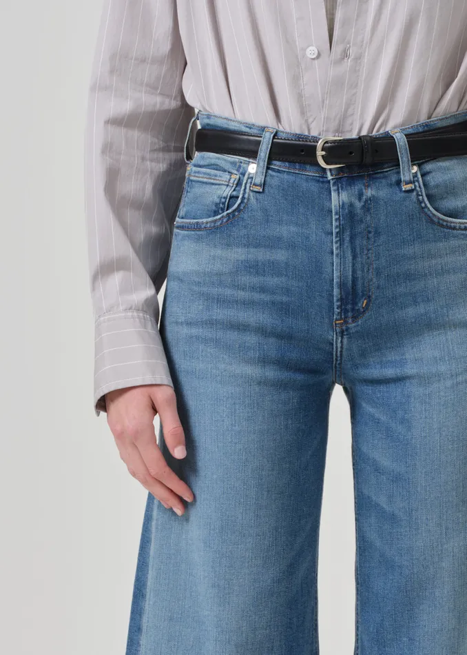 Women Jeans Citizens Of Humanity Lyra Wide Leg Crop In Abliss