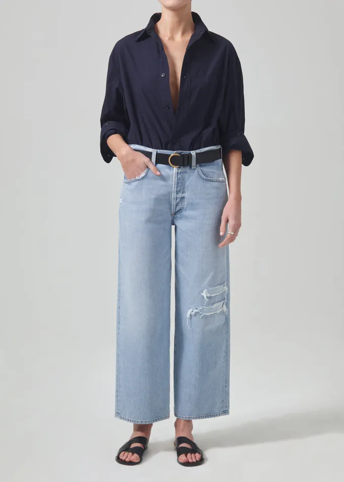 Women Jeans Citizens Of Humanity Pina Low Rise Baggy Crop In Cascade