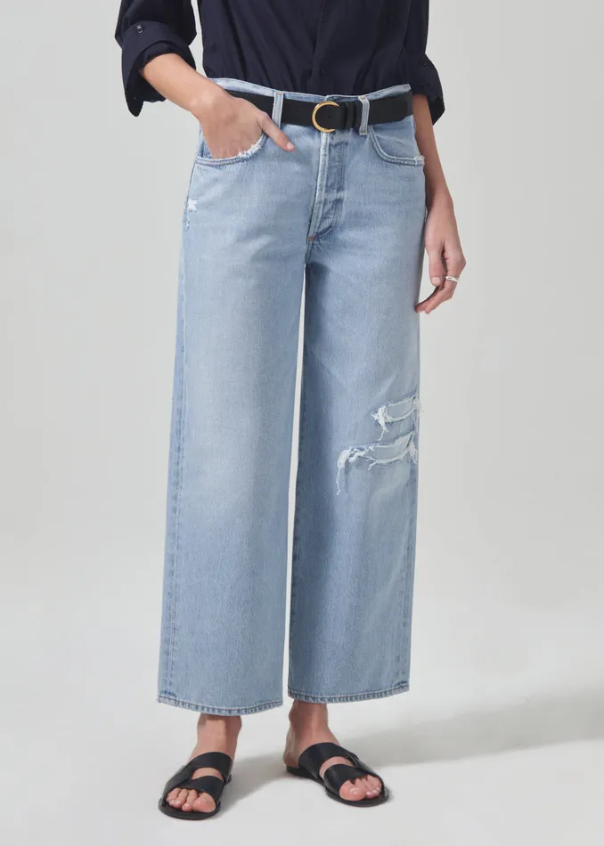 Women Jeans Citizens Of Humanity Pina Low Rise Baggy Crop In Cascade