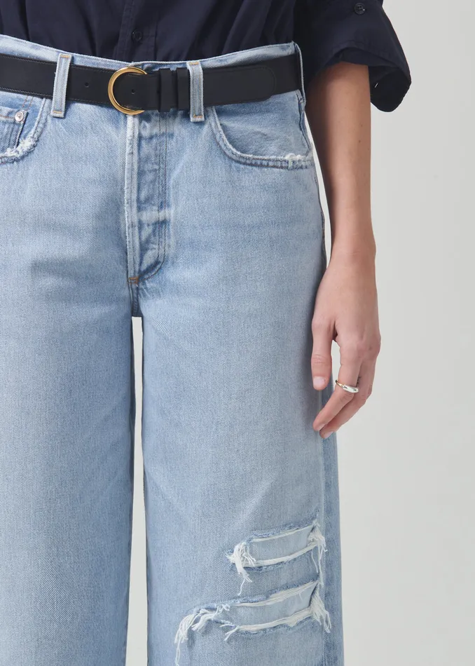 Women Jeans Citizens Of Humanity Pina Low Rise Baggy Crop In Cascade