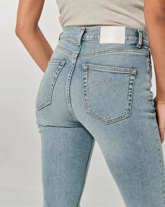 Women Jeans From Future Slim Fit Johnny Jeans Light Blue