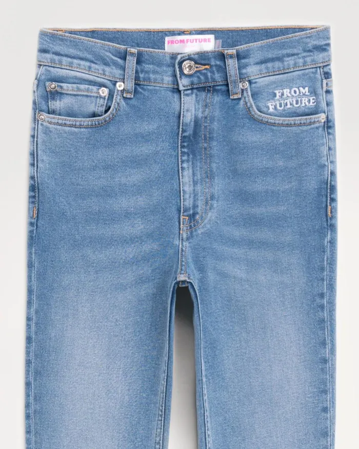 Women Jeans From Future Slim Fit Johnny Jeans Light Blue