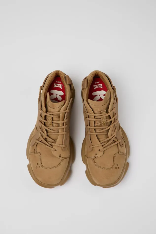 Women Karst Brown NubuckTextile Sneaker Camper Sneakers Women Karst Brown NubuckTextile Sneaker Camper Sneakers