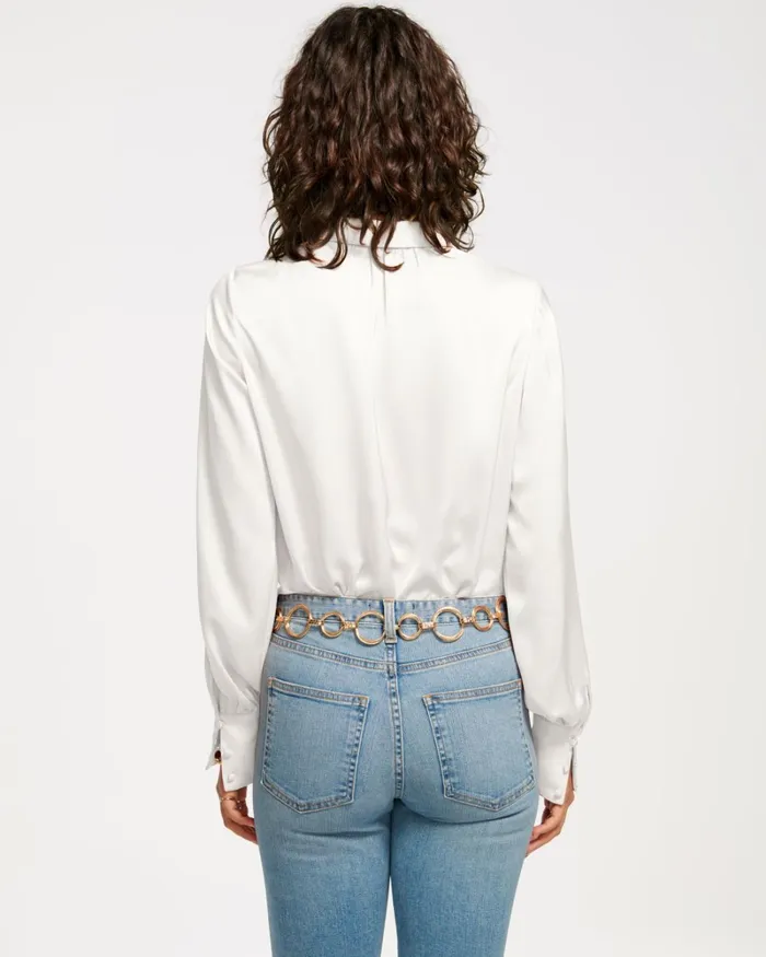 Women Kayla Button Up Bodysuit Navy Ramy Brook Tops Women Kayla Button Up Bodysuit Navy Ramy Brook Tops