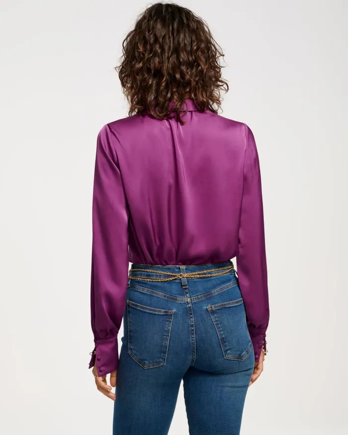 Women Kayla Button Up Bodysuit Navy Ramy Brook Tops Women Kayla Button Up Bodysuit Navy Ramy Brook Tops