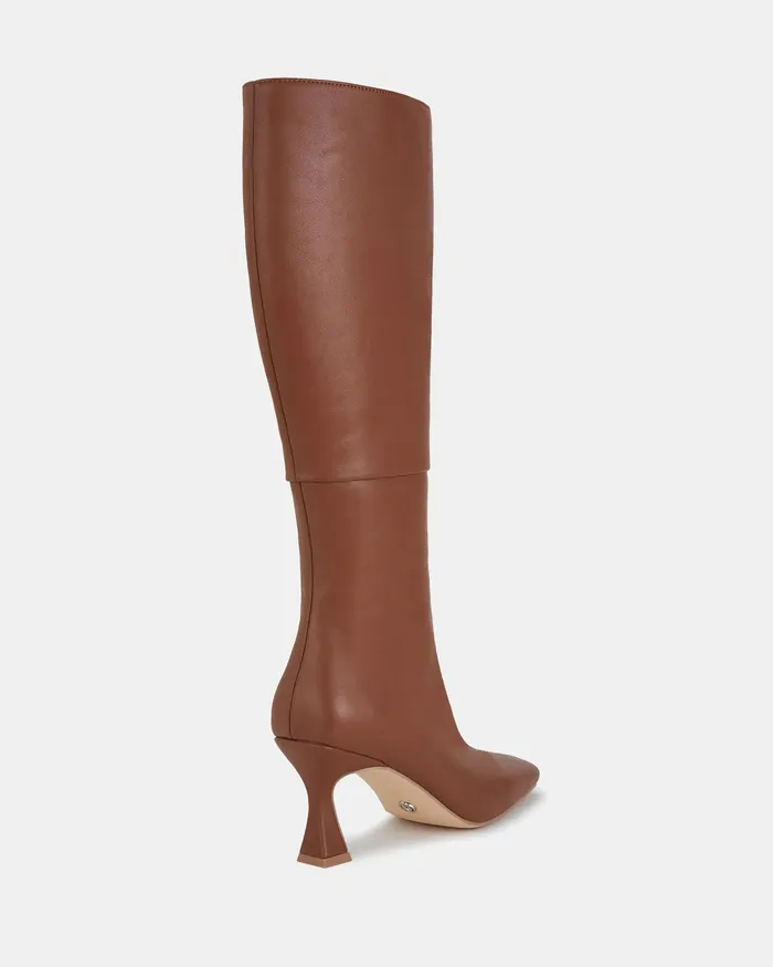 Women Knee High Boots NOVO Shoes OCTAVIA BROWN