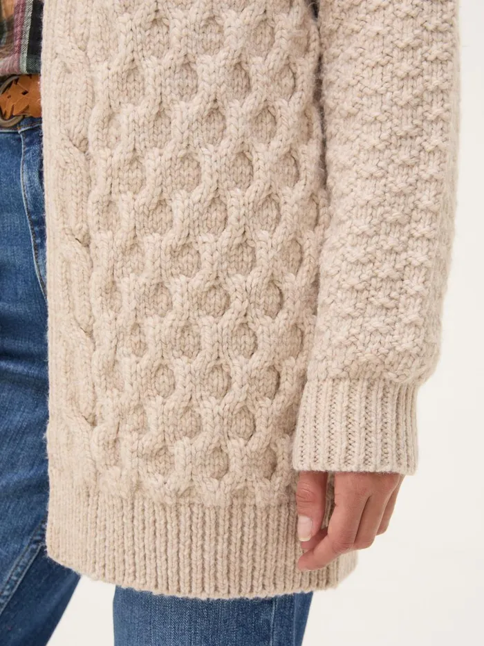 Women Knitwear Fat Face Ivory Ezzie Cardigan Women Knitwear Fat Face Ivory Ezzie Cardigan
