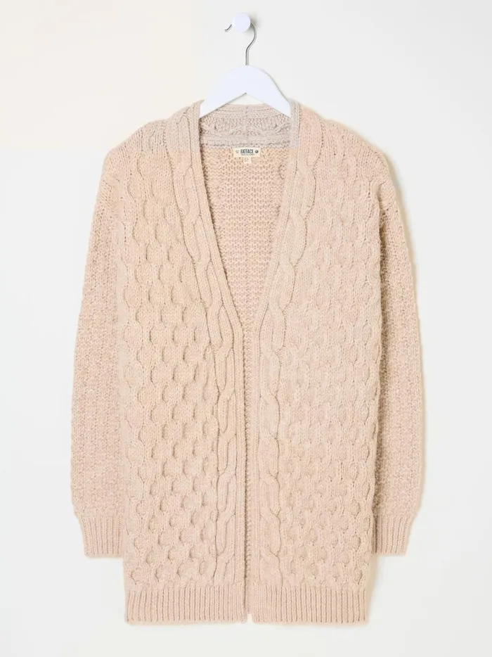 Women Knitwear Fat Face Ivory Ezzie Cardigan Women Knitwear Fat Face Ivory Ezzie Cardigan