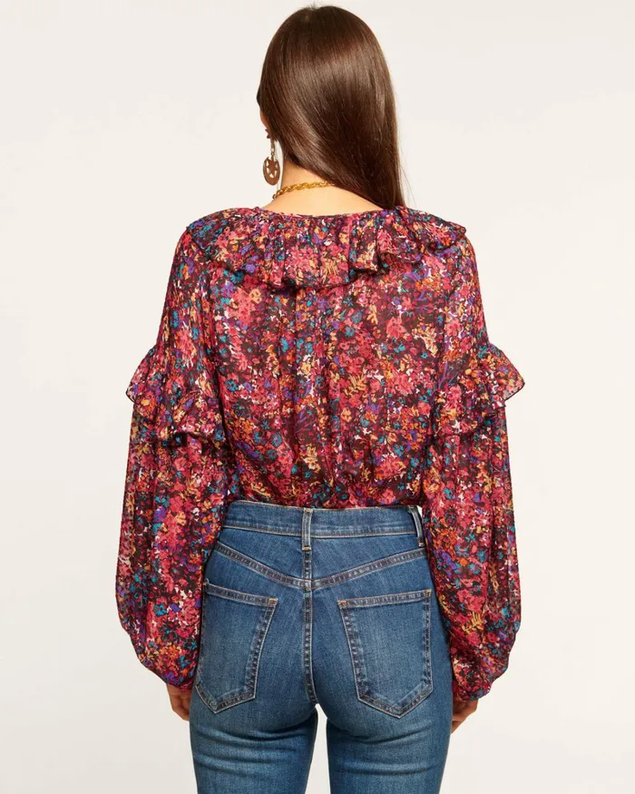 Women Lana Long Sleeve Blouse French Floral Ramy Brook Tops Women Lana Long Sleeve Blouse French Floral Ramy Brook Tops