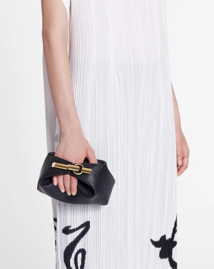 Women Lanvin Crossbody Bags and Shoulder Bags Haute Squence Leather Clutch Bag Black Women Lanvin Crossbody Bags and Shoulder Bags Haute Squence Leather Clutch Bag Black