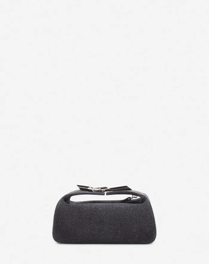 Women Lanvin Mini Bags and Clutches Haute Squence Clutch Bag In Suede Black Women Lanvin Mini Bags and Clutches Haute Squence Clutch Bag In Suede Black