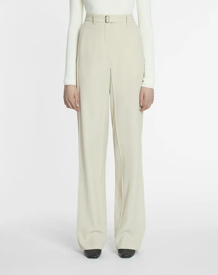 Women Lanvin Pants Tailored Woolblend Pants Mastic Women Lanvin Pants Tailored Woolblend Pants Mastic
